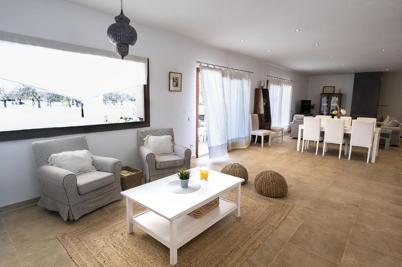 Villa Raco De Sa Vinyeta Sant Llorenc de Balafia Buitenkant foto