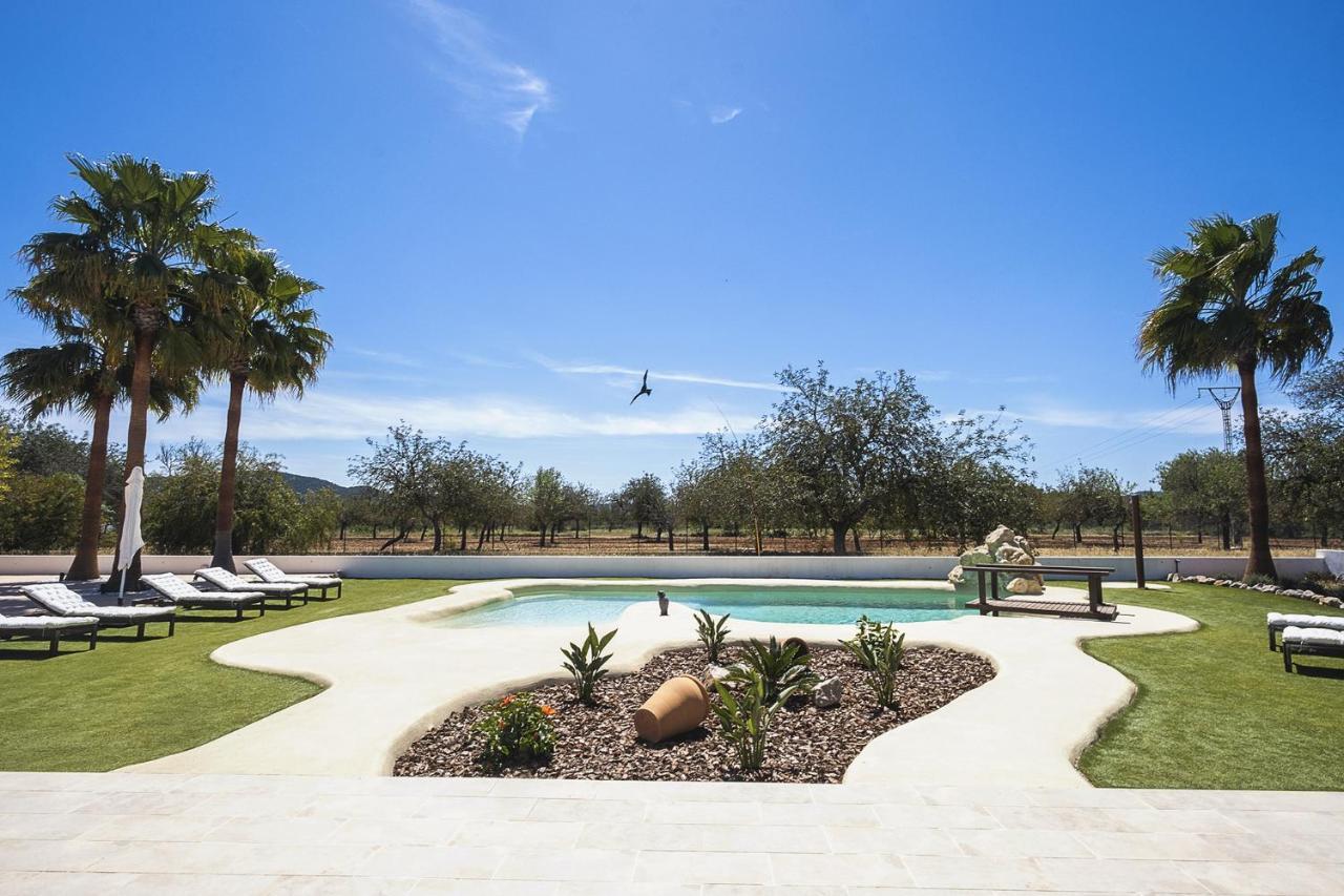 Villa Raco De Sa Vinyeta Sant Llorenc de Balafia Buitenkant foto