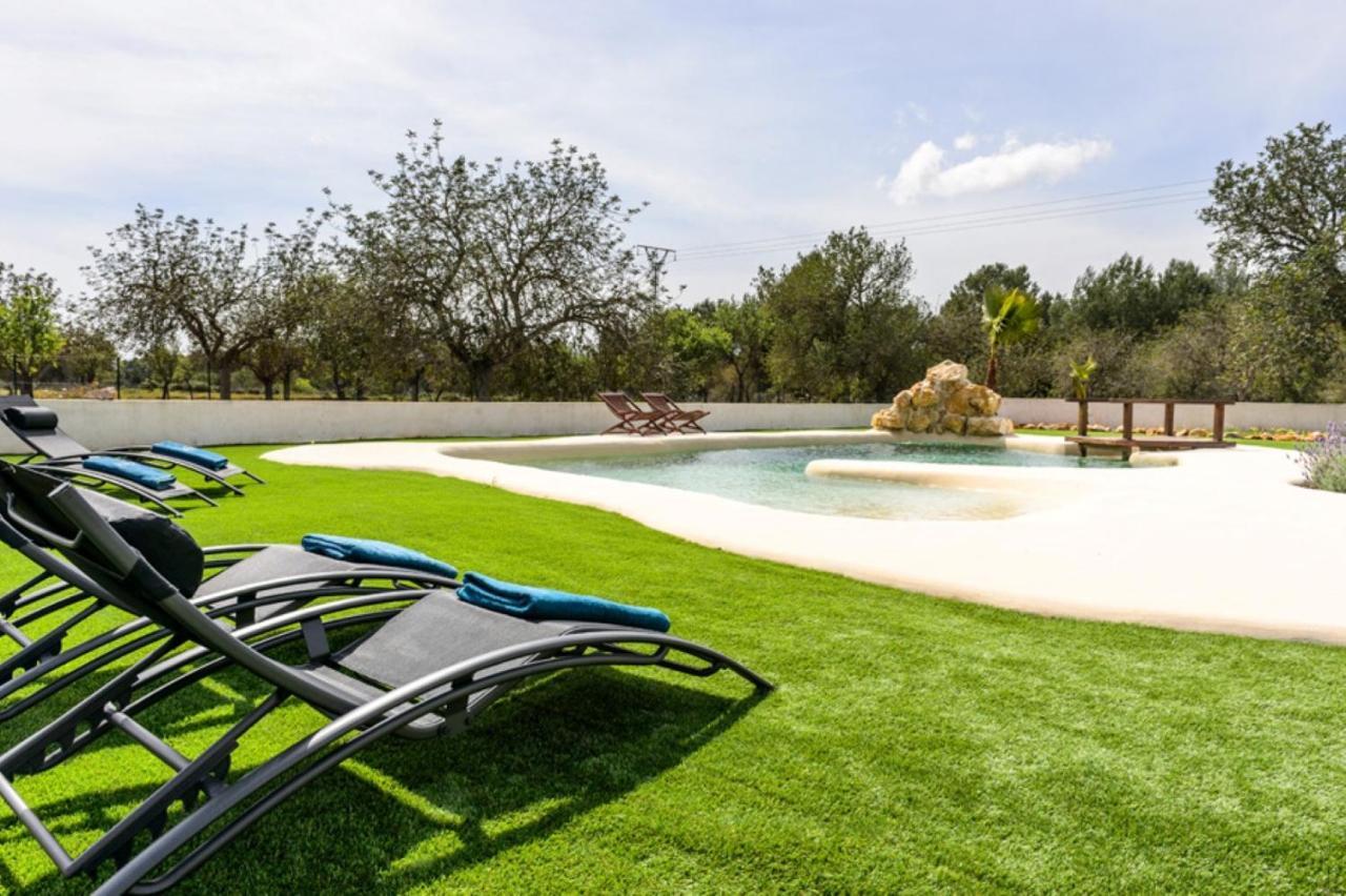 Villa Raco De Sa Vinyeta Sant Llorenc de Balafia Buitenkant foto