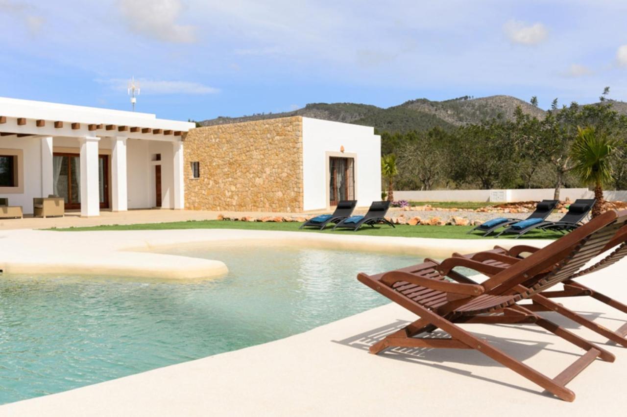 Villa Raco De Sa Vinyeta Sant Llorenc de Balafia Buitenkant foto