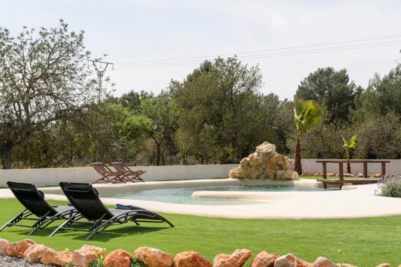 Villa Raco De Sa Vinyeta Sant Llorenc de Balafia Buitenkant foto