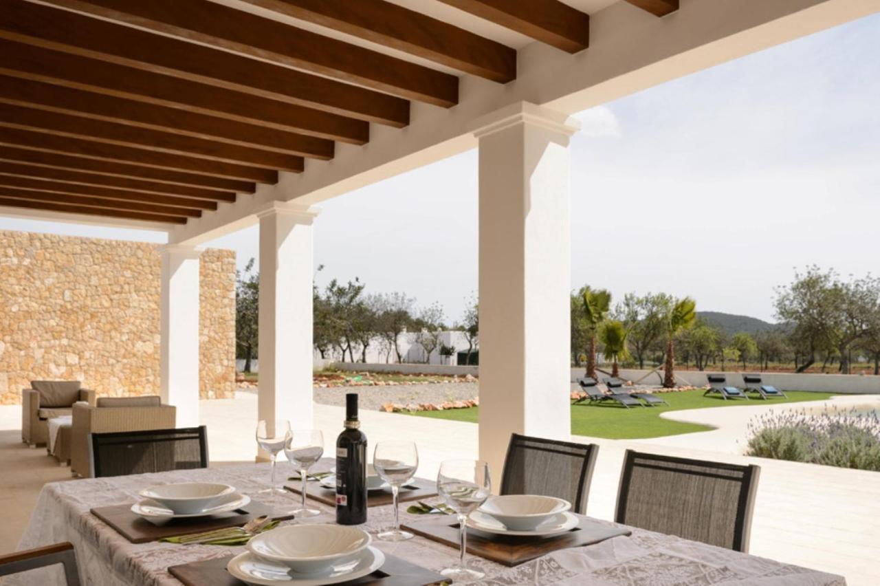 Villa Raco De Sa Vinyeta Sant Llorenc de Balafia Buitenkant foto