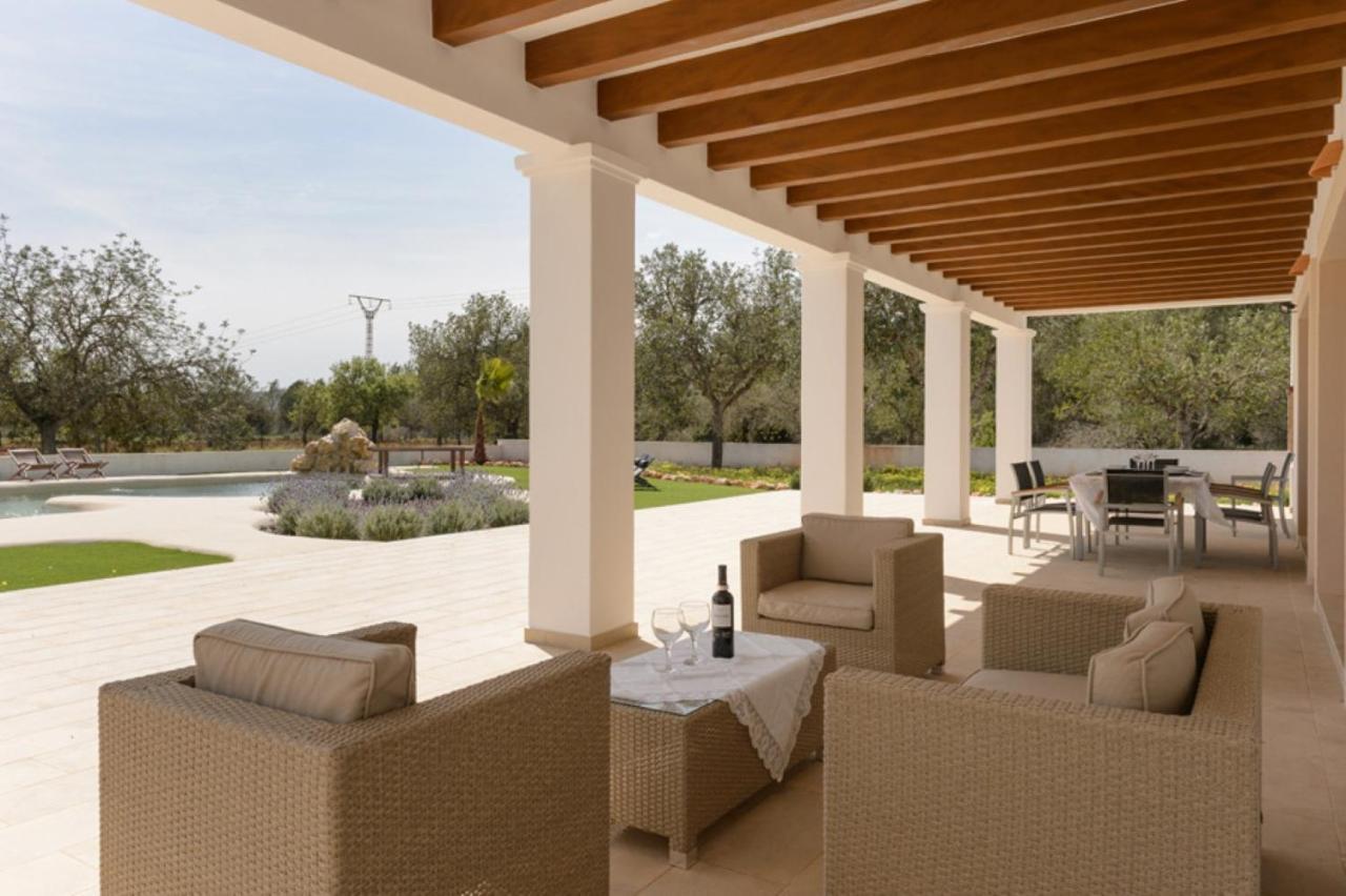 Villa Raco De Sa Vinyeta Sant Llorenc de Balafia Buitenkant foto
